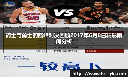 骑士与勇士的巅峰对决回顾2017年6月8日精彩瞬间分析